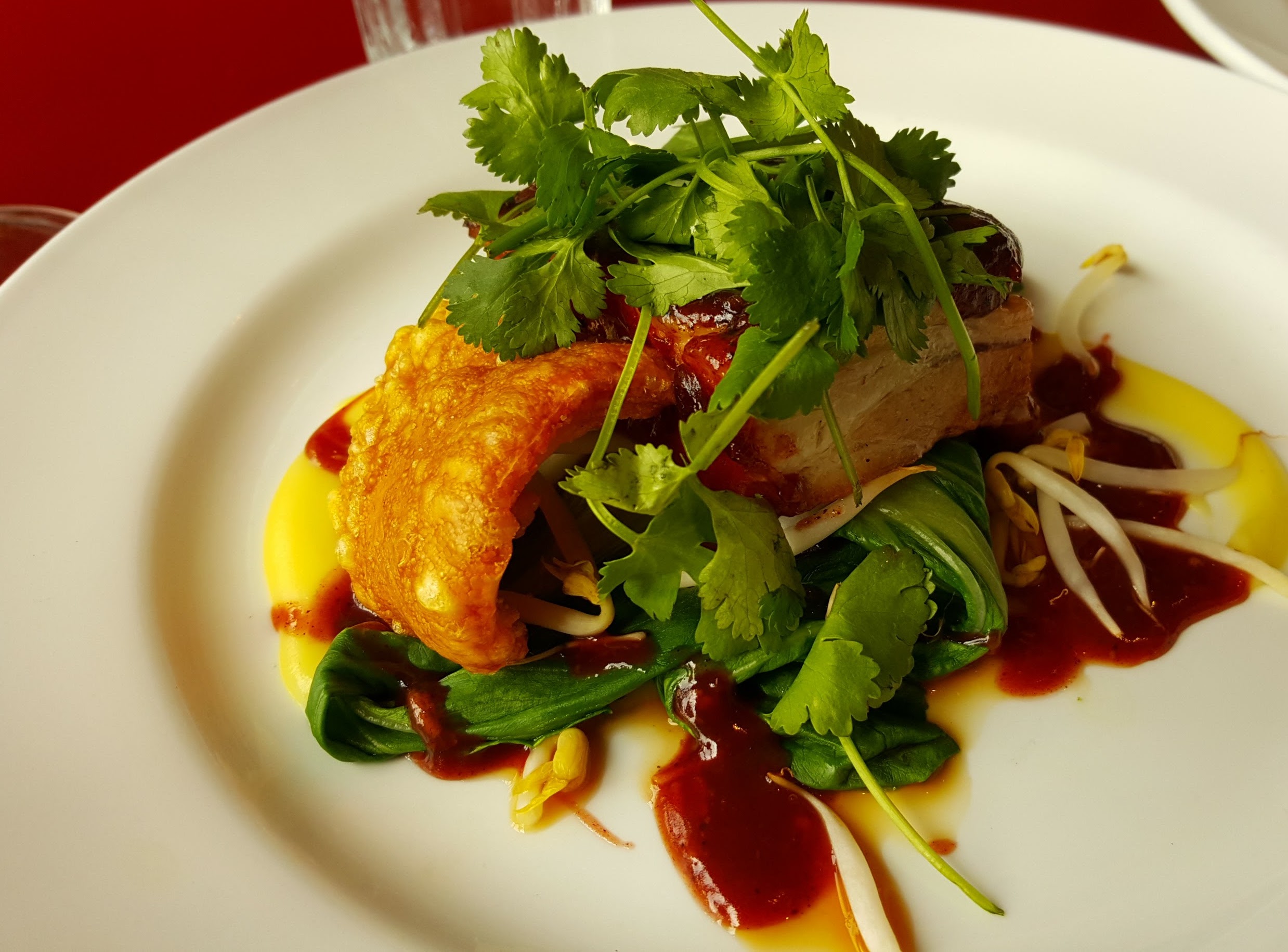 Story of a Plate Pork Belly at Black Sheep Restaurant Rossouw's